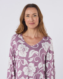 Luxury Knit long sleeve ladies nightdress