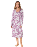Luxury Knit long sleeve ladies nightdress