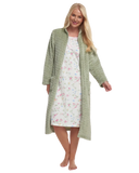 LUXURY EMBOSSED FLEECE ZIP DRESSING GOWN