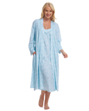 Summer Meadow 100% Stretch Cotton Jersey Gown / Wrap