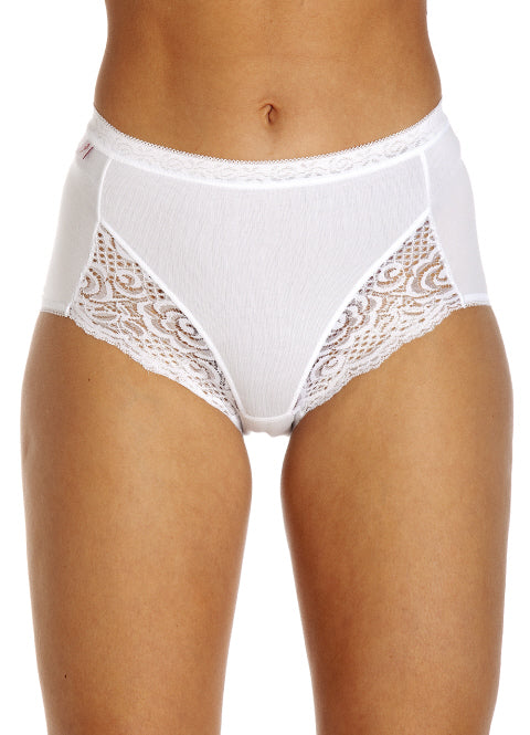 La Marquise Really Comfy Maxi Briefs like Sloggis with Lace 1006 3 Pack