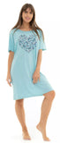 Ladies Suzy and me 2 Pack Cotton Jersey Nightshirt